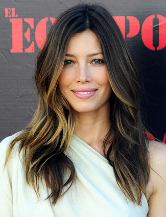 Jessica Biel Hair Color Ombre. Ombre. Lily with Ombre Hair